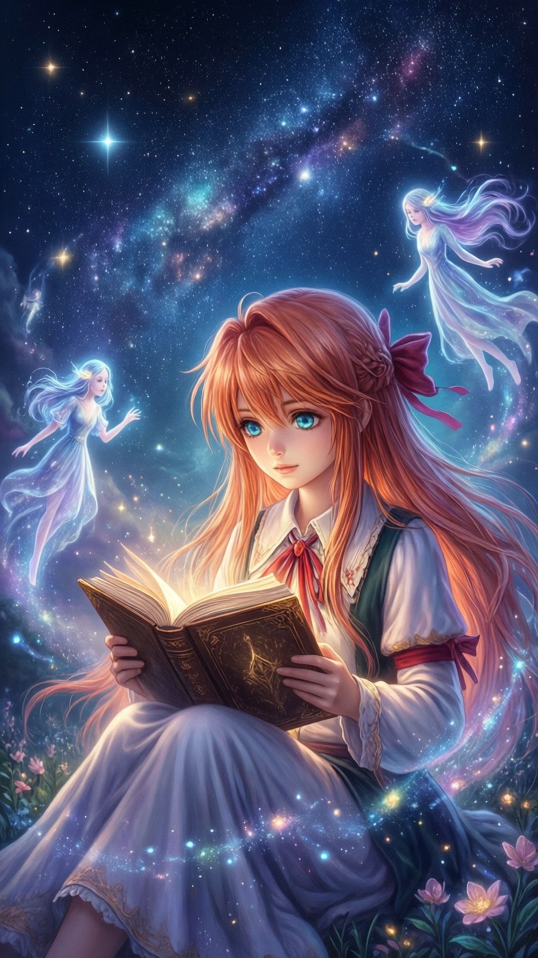 露西的星空之夜 壁紙