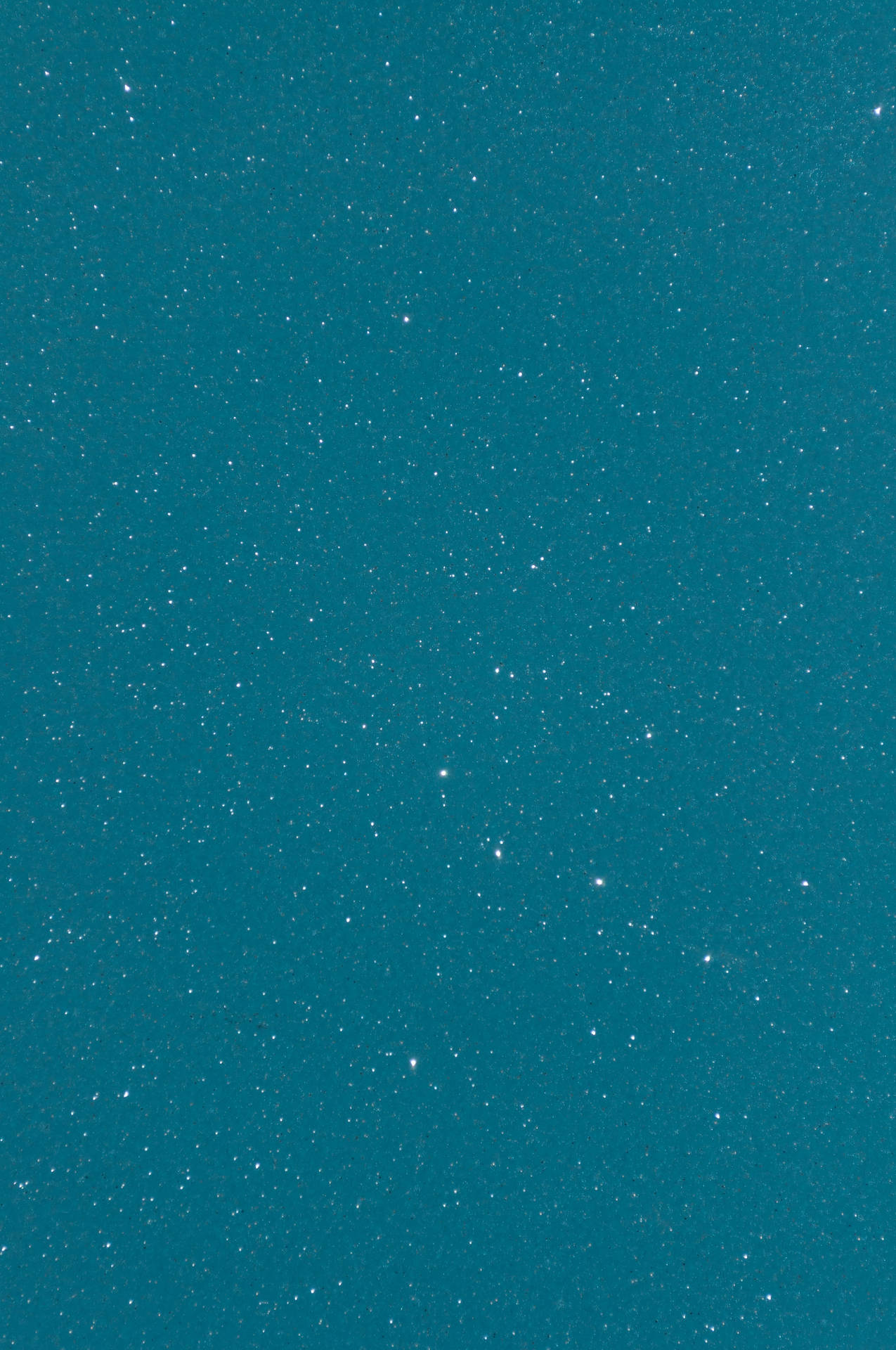 佈滿星星的藍綠色夜空