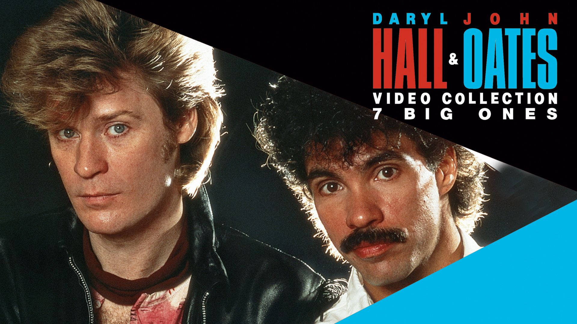 Daryl Hall 和 John Oates 在宣傳影片合集封面上。