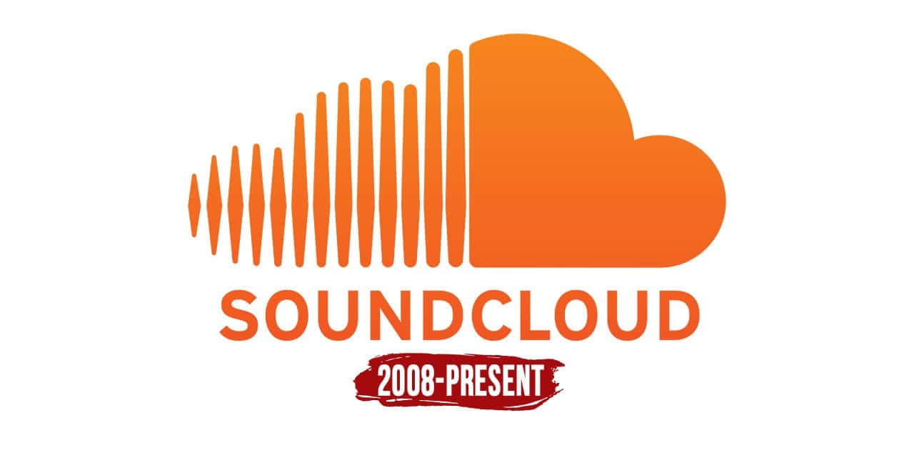 SoundCloud 標誌，帶有橙色雲朵和波形設計。