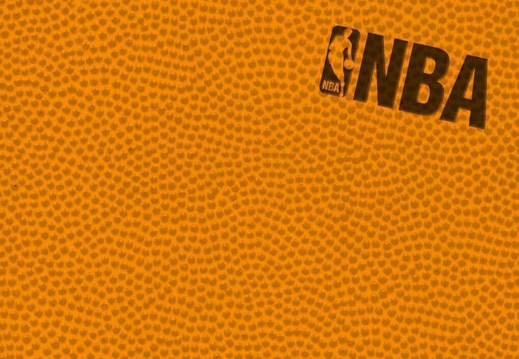 橙色籃球紋理，右上角有NBA標誌。