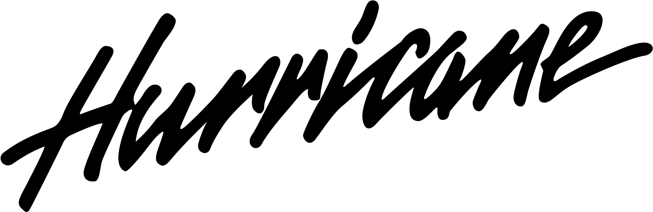 風暴字藝術 壁紙 — 右上角有一條白色抽象線條的鮮明黑色背景。