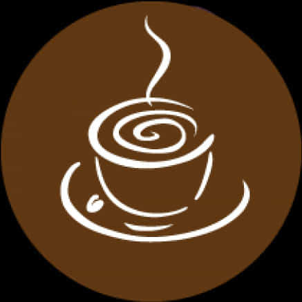 風格化咖啡杯圖示 壁紙