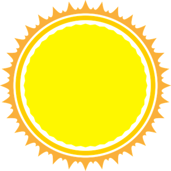 風格化太陽圖案 壁紙