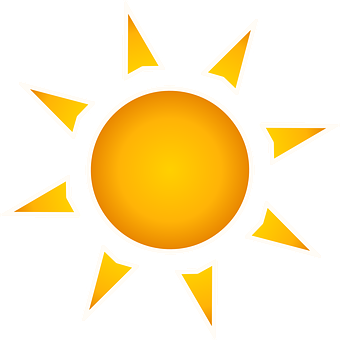 風格化太陽圖案 壁紙