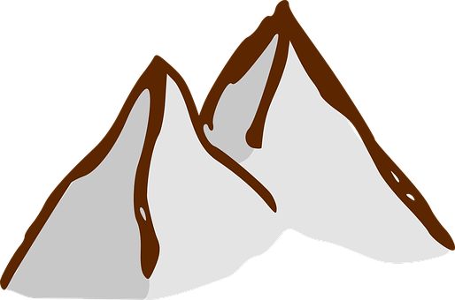 風格化山峰圖形