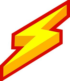 風格化閃電圖案 壁紙