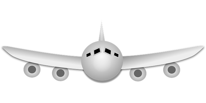 飛機剪影圖形