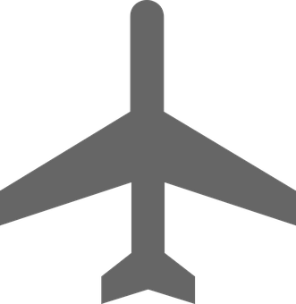飛機剪影圖標