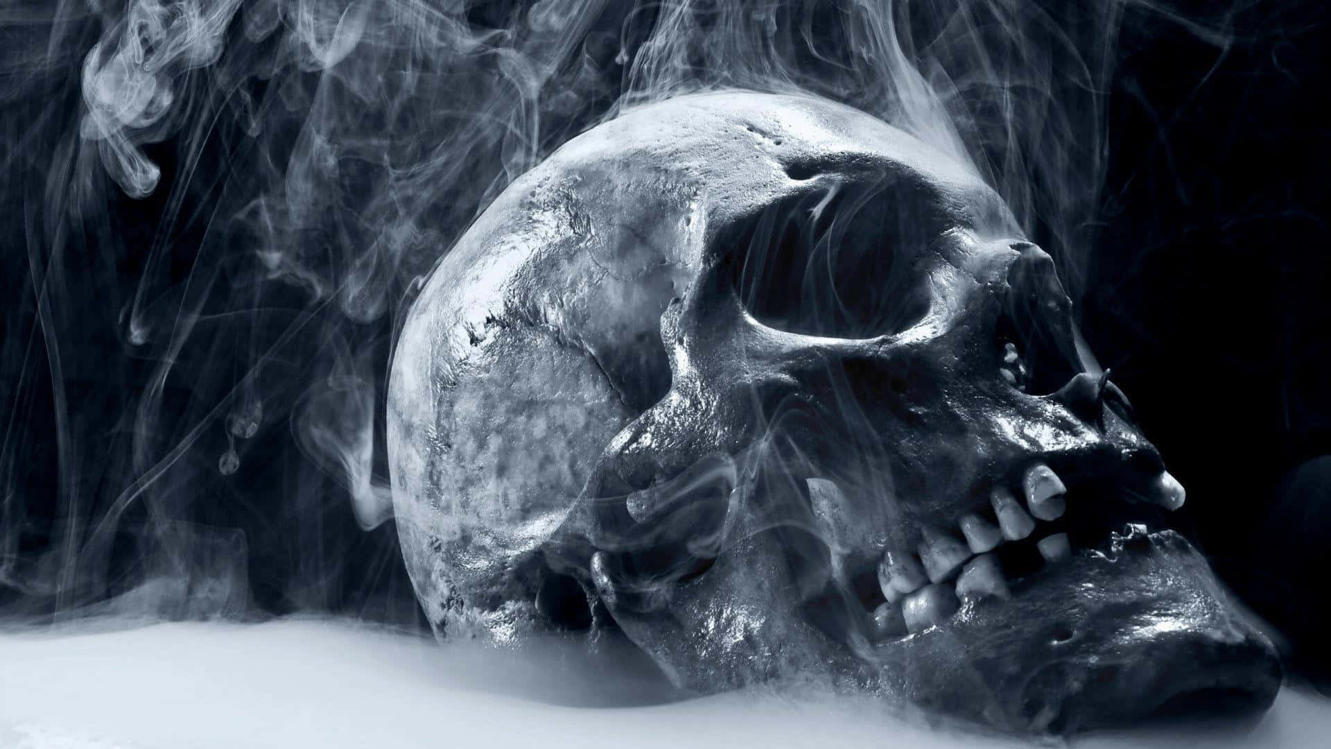 骷髏頭背景 壁紙