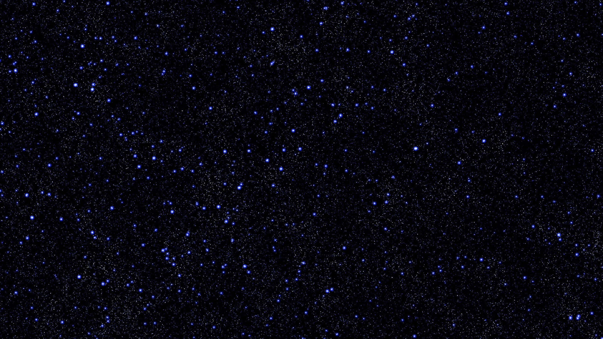 黑色背景上佈滿藍色星星的星空夜晚。