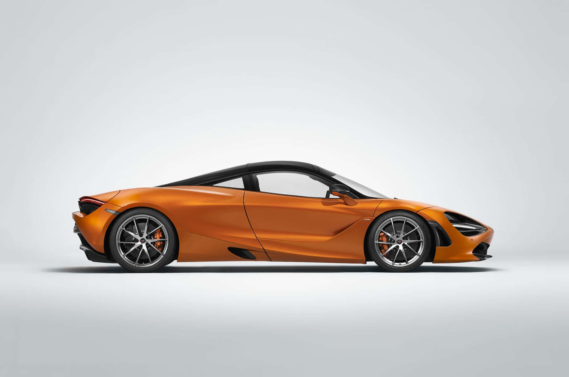 橙色McLaren 720S跑車（工作室）