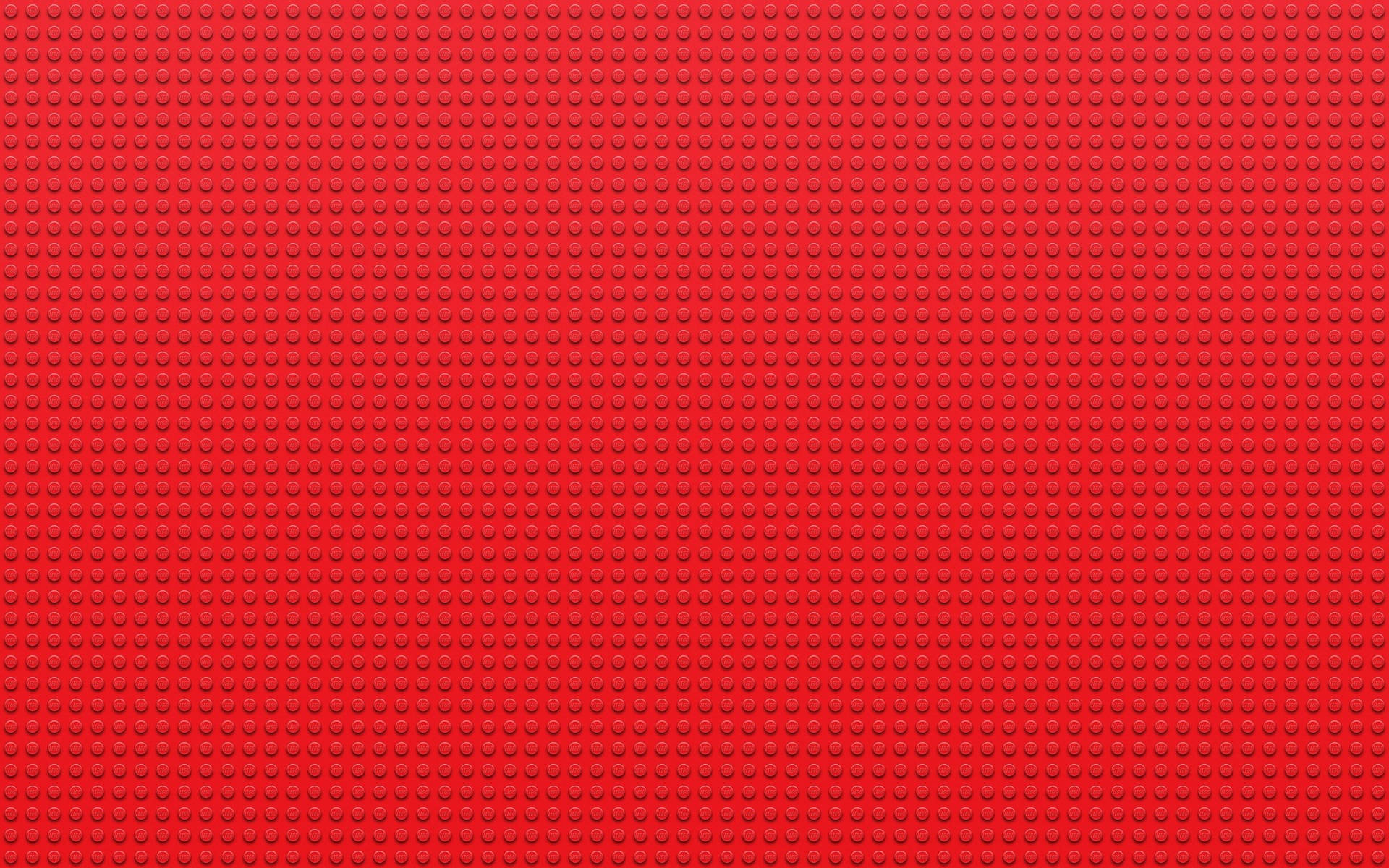 用於搭建的紅色LEGO底板，帶有凸點圖案。