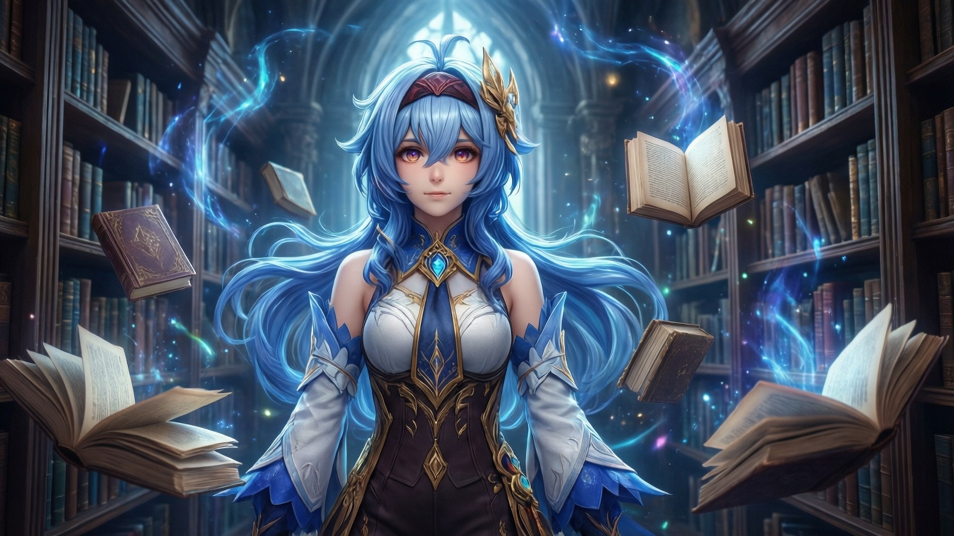 魔法圖書館 壁紙