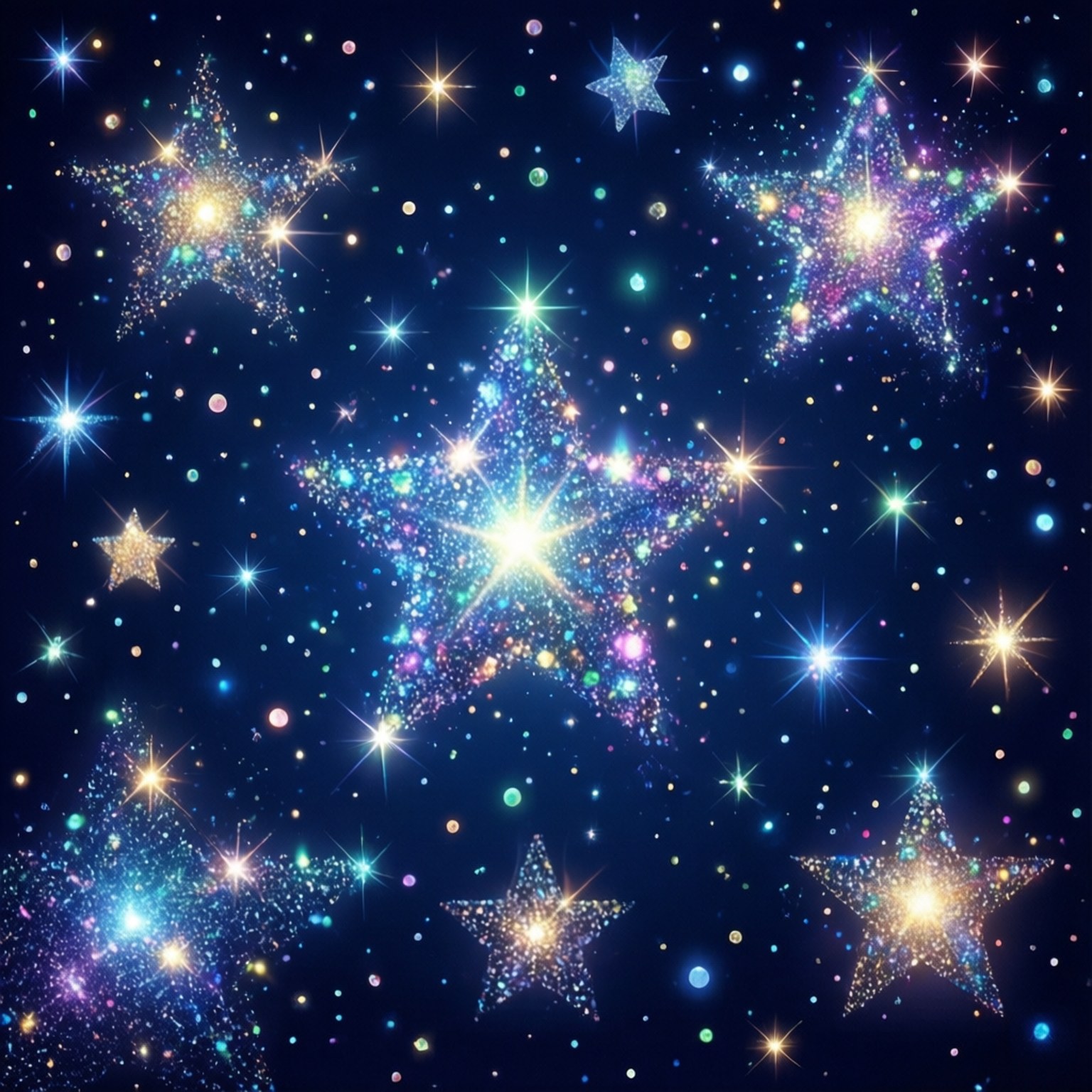 魔法星塵閃爍 壁紙
