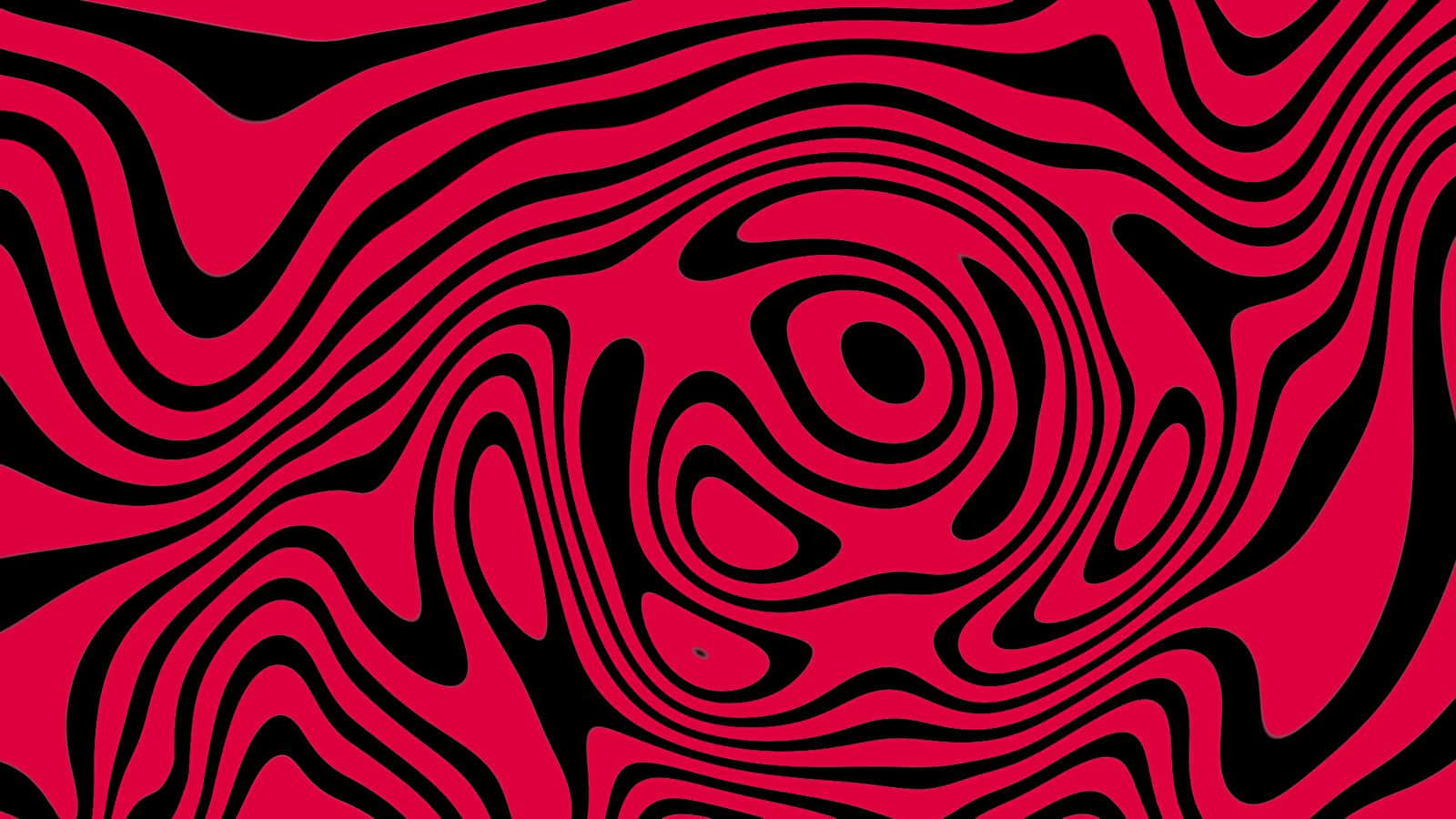 PewDiePie 桌布 壁紙 — 鮮豔的紅色和黑色漩渦抽象圖案營造出催眠般的錯視效果。