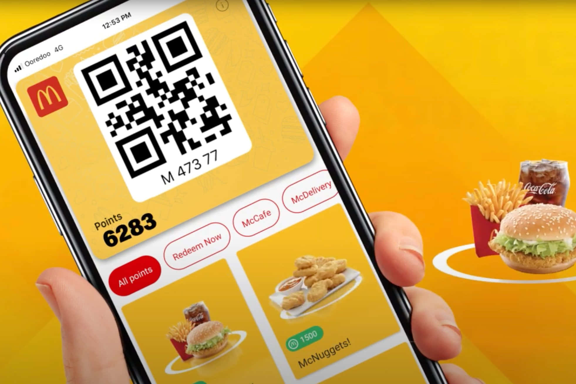 麥當勞手機應用程式 - QR碼付款 壁紙