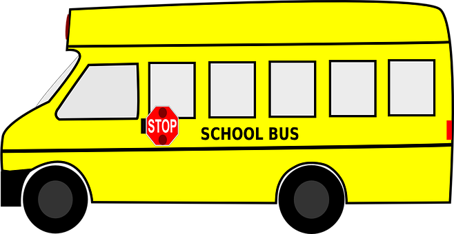 黃色校車插畫