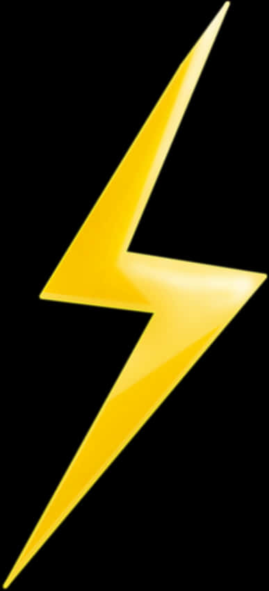 黃色閃電圖形 壁紙