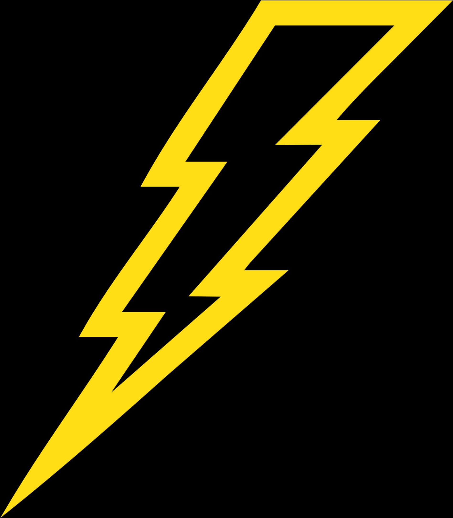 黃色閃電圖案 壁紙