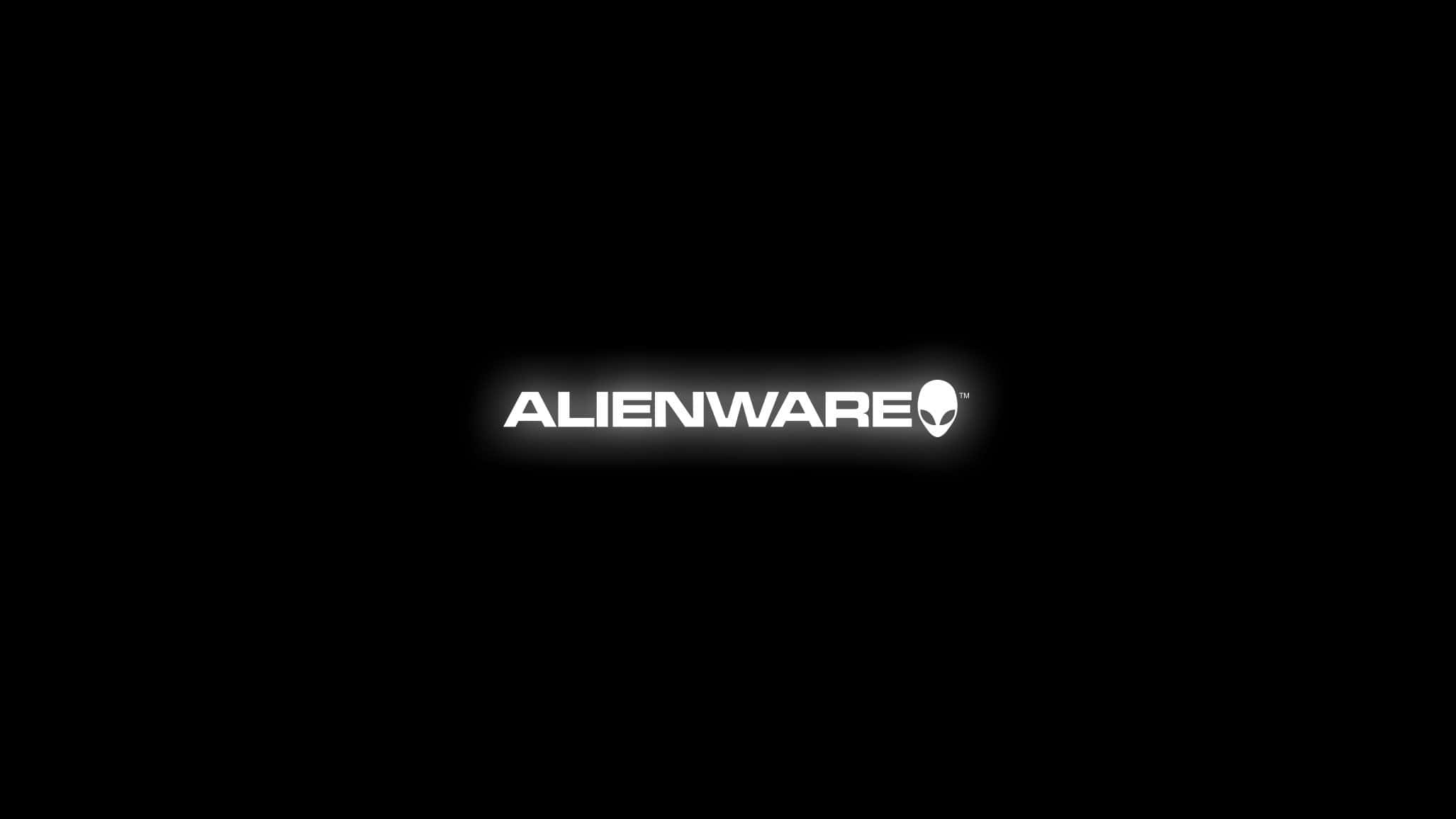 黑底上的Alienware標誌 壁紙