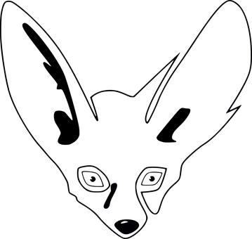 黑暗中神秘狐狸眼睛 壁紙