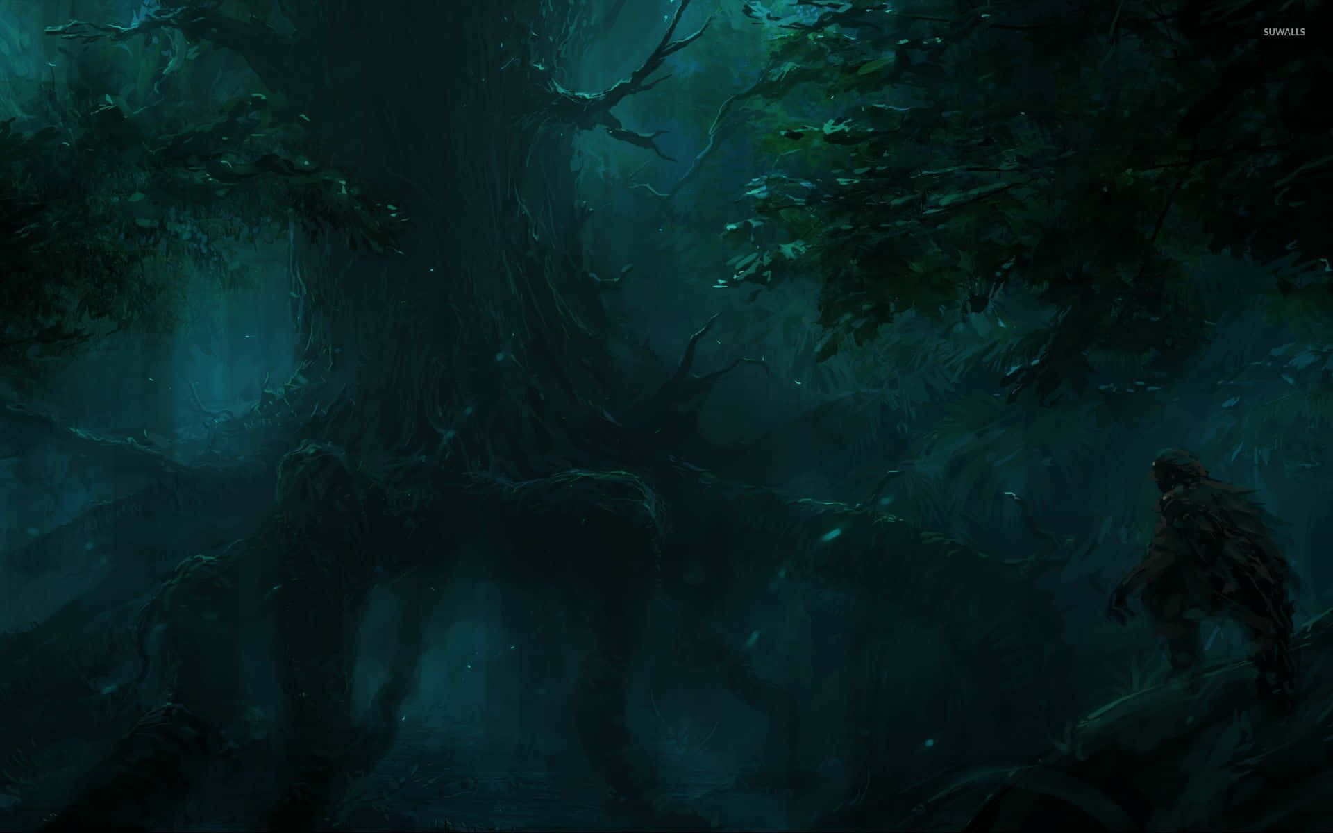 黑暗森林背景