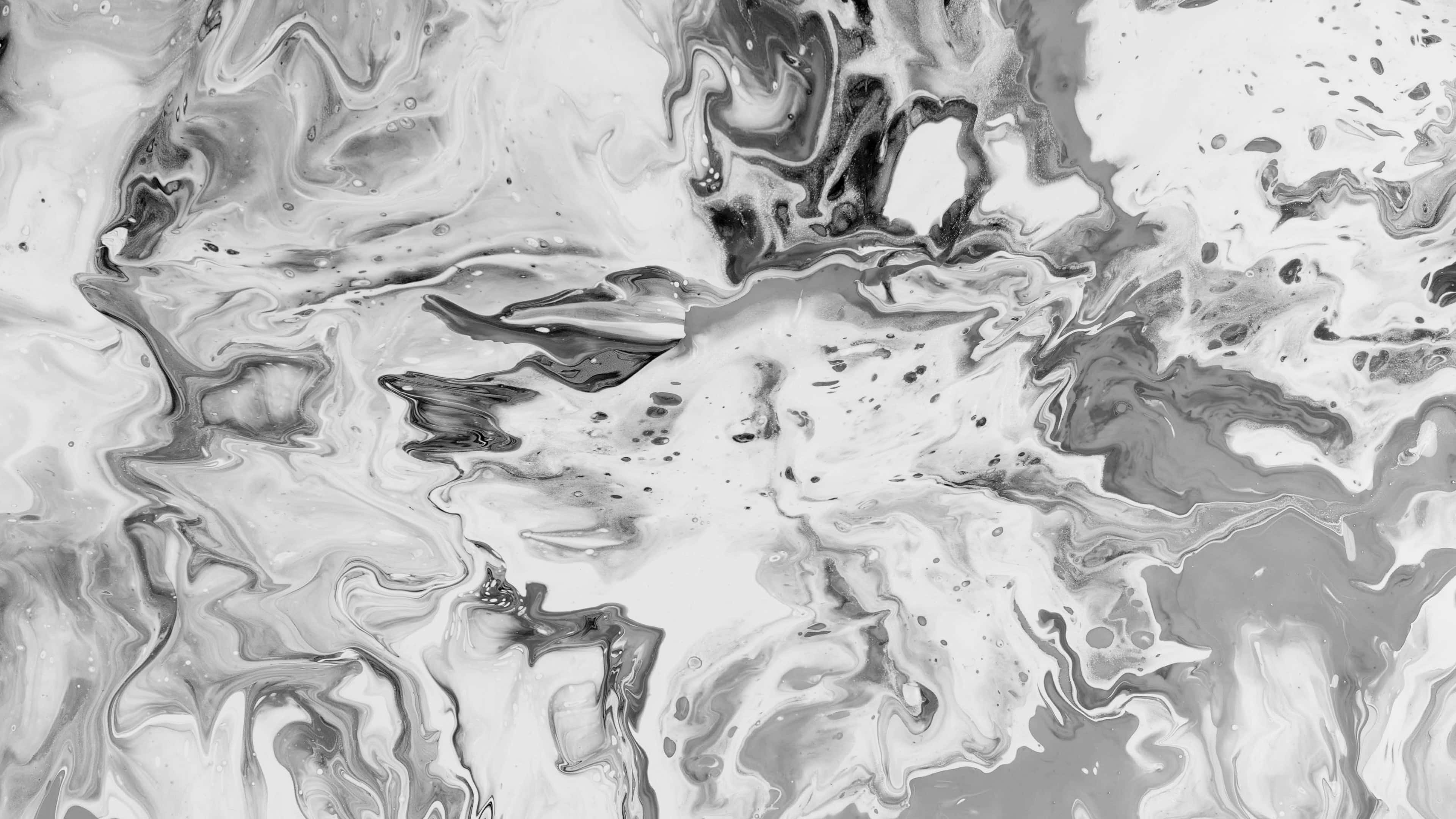 黑白 3840 x 2160 背景 壁紙