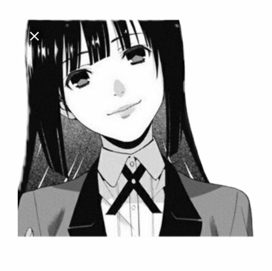 黑白動漫藝術之美 壁紙 — 一個黑白動畫女孩，長髮，穿著校服，在簡單的背景前輕輕微笑。