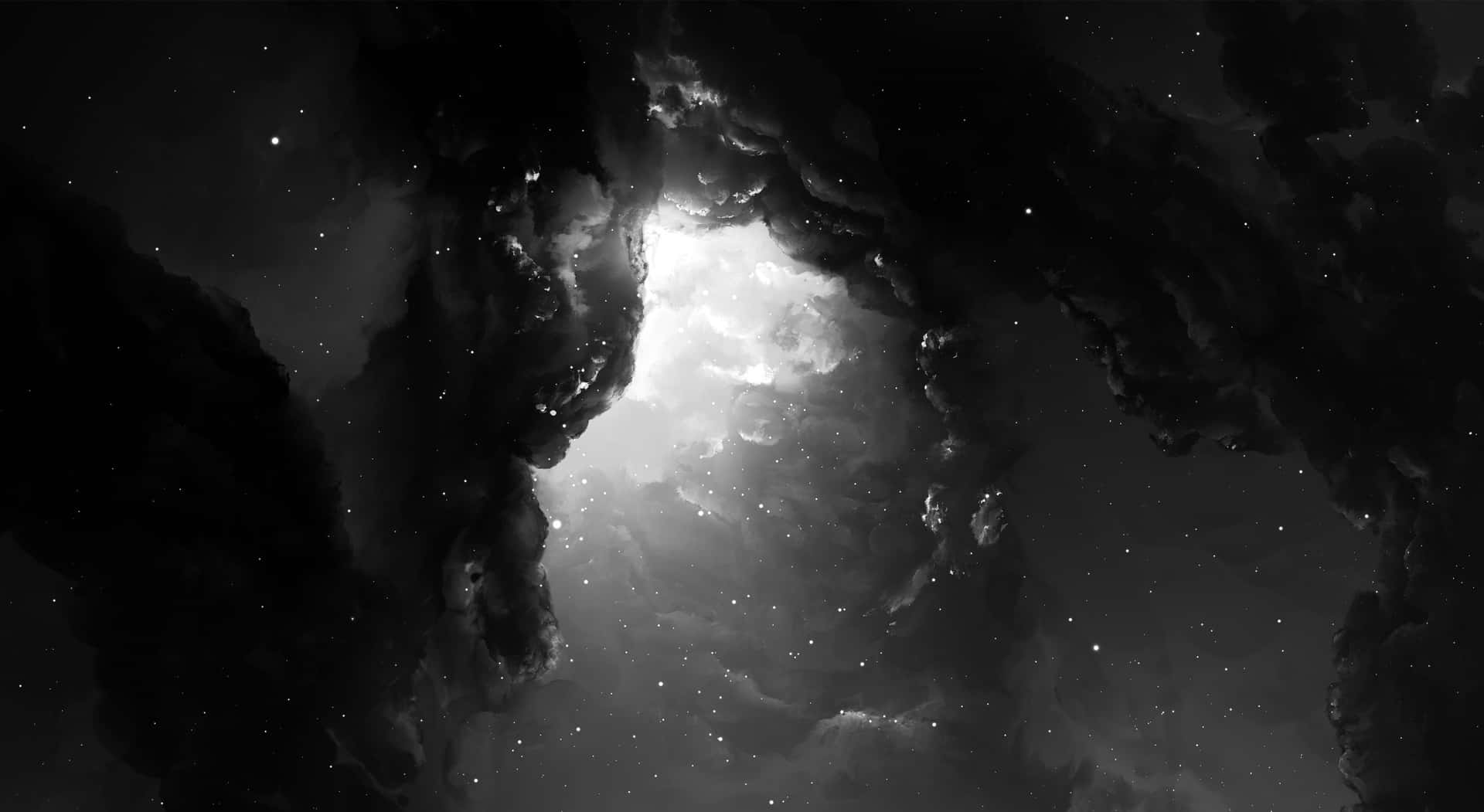 黑白星空圖案