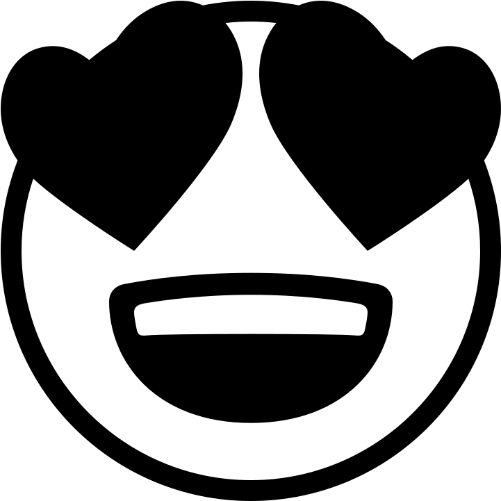 黑白笑臉表情符號 壁紙 — 純黑色背景，沒有可見的元素或細節。