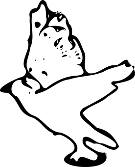 黑色剪影雀仔企咗喺度 壁紙