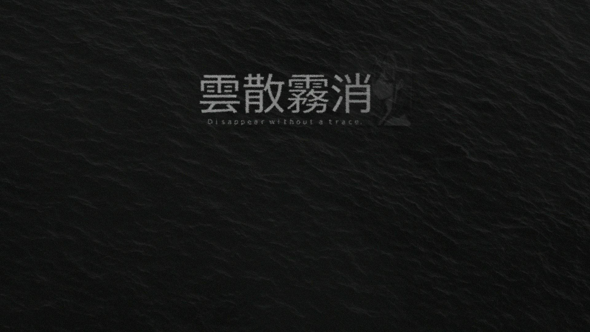 深色紋理背景，帶有中文和英文文字，內容為消失得無影無蹤。