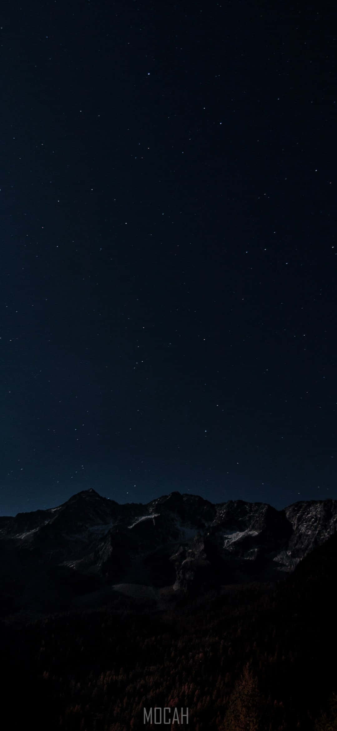 黑色星空背景 壁紙