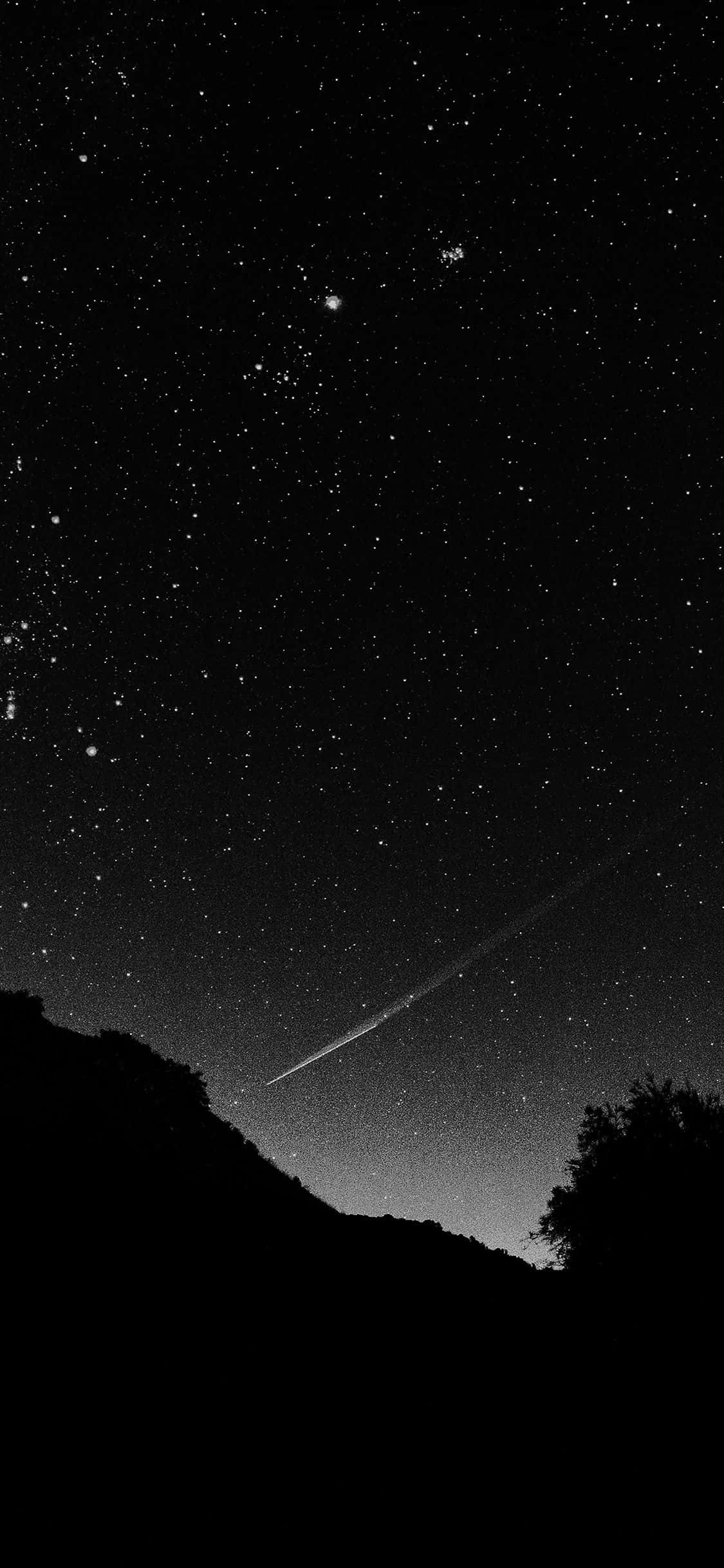 黑色星空背景 壁紙