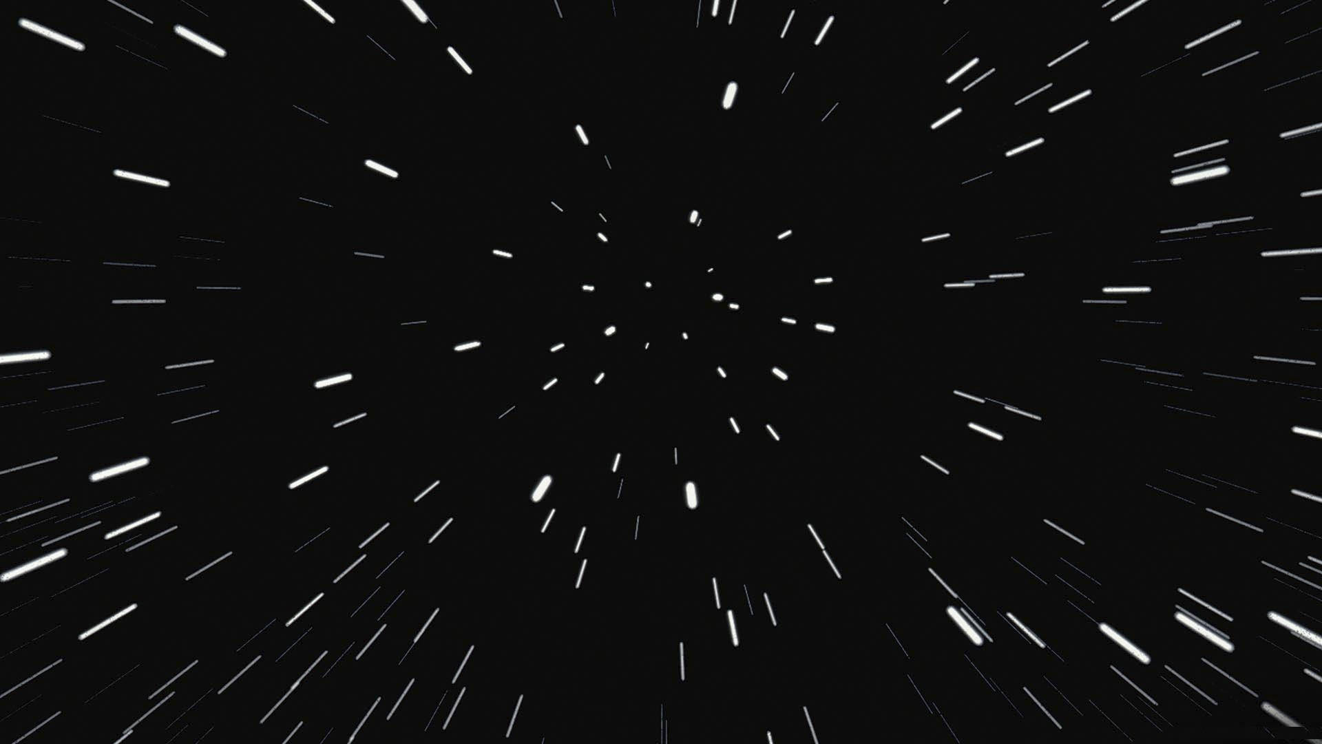 高速旅行期間深空中劃過的星星