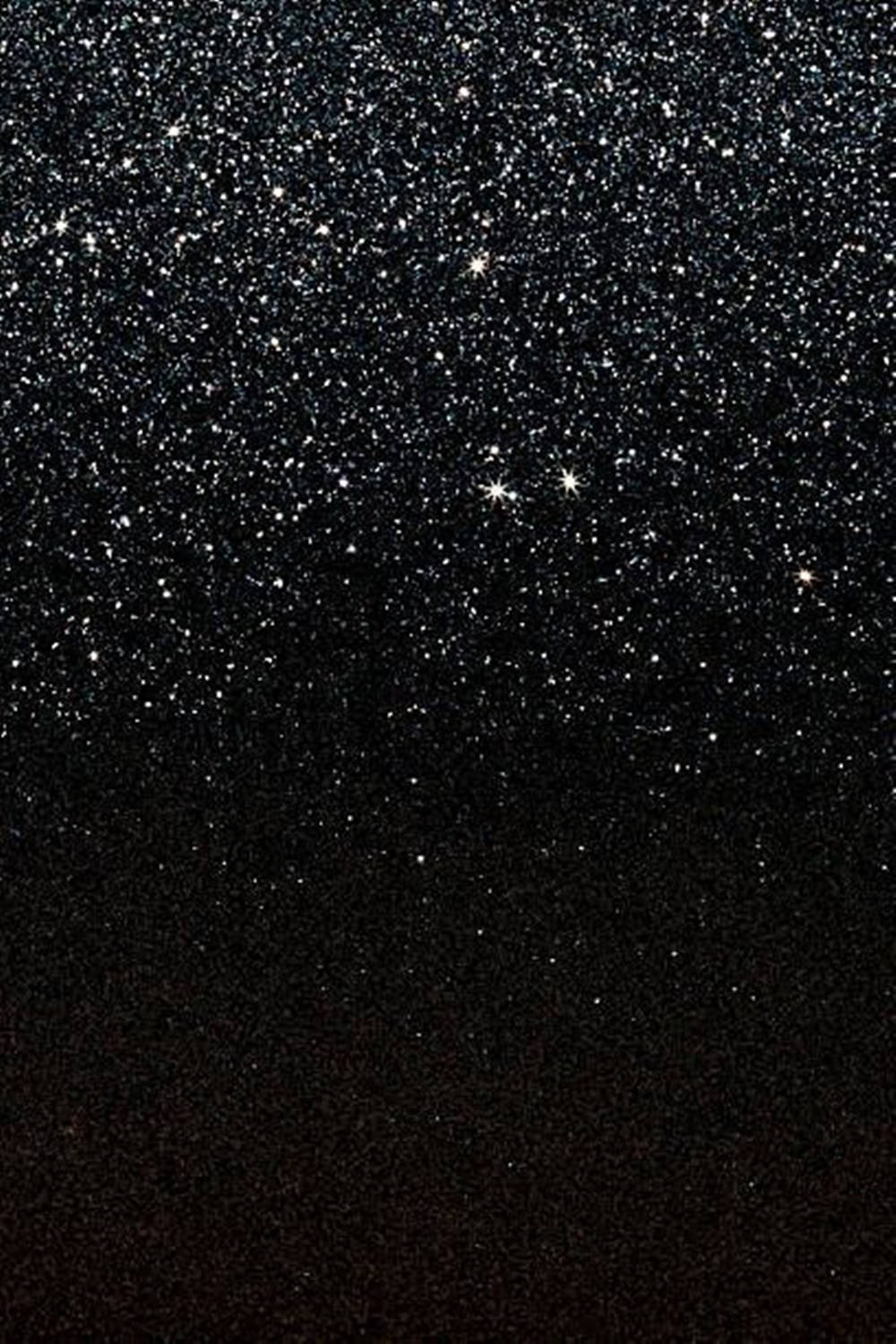 漆黑的夜空，無數星星在黑暗的背景中閃爍。
