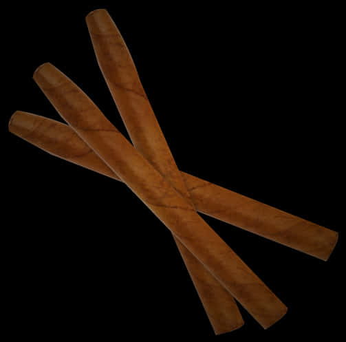 雪茄 blunt 在黑色背景上散開，透明 PNG 剪貼圖庫