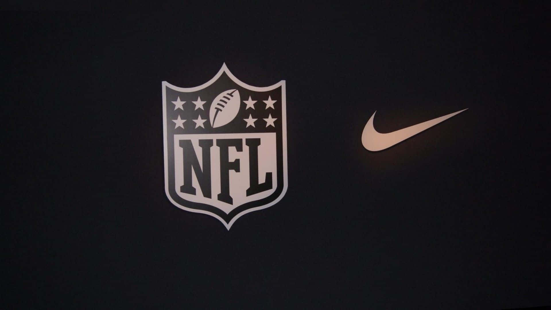 黑色背景上的Nike標誌 壁紙