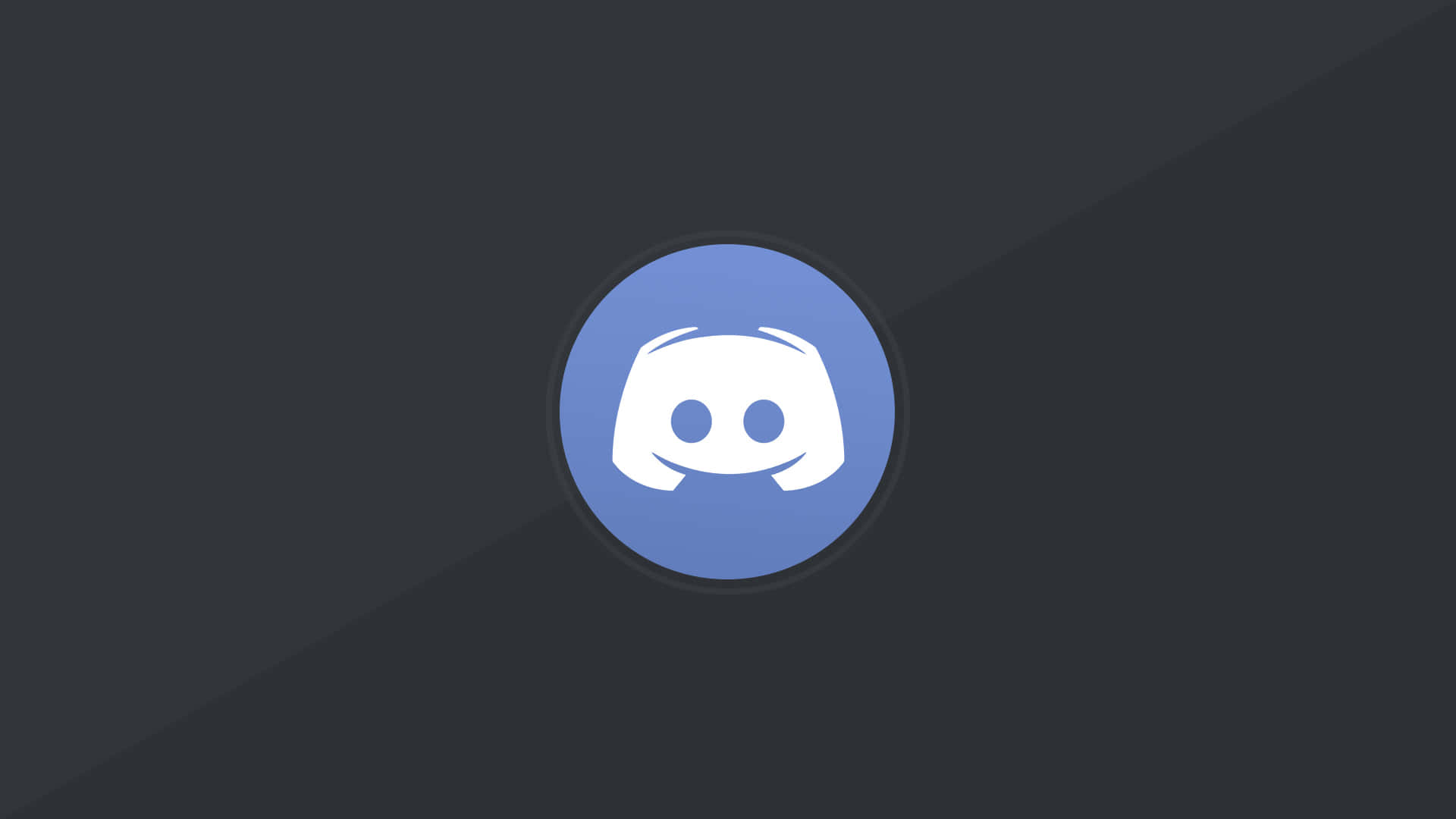 深灰色漸變背景上的 Discord 標誌