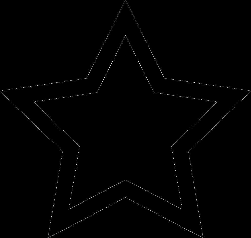 黑色輪廓星星圖案 壁紙