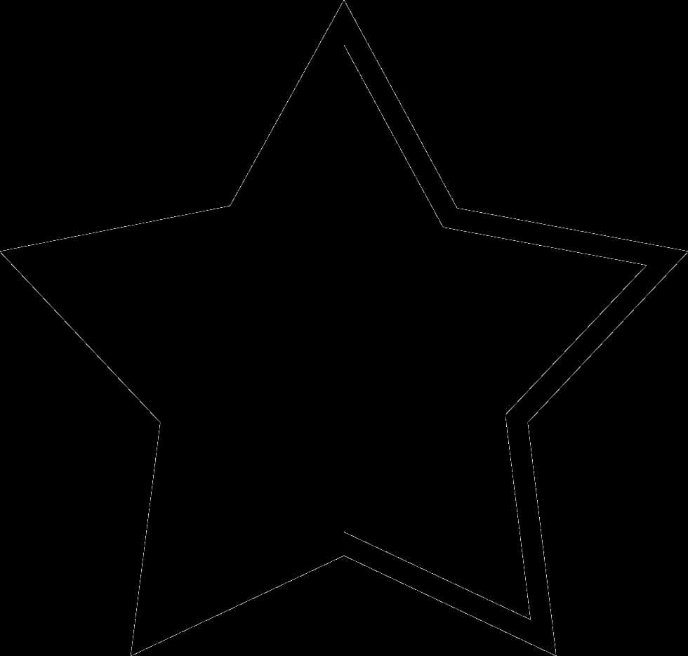 黑色輪廓星星形狀 壁紙