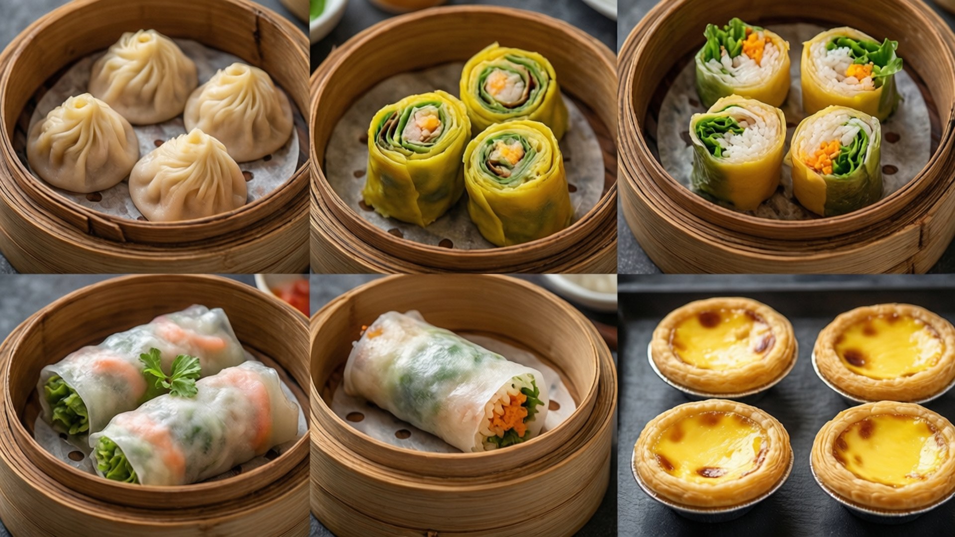 點心拼盤 壁紙