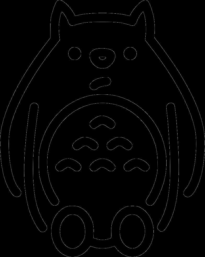 龍貓線條藝術