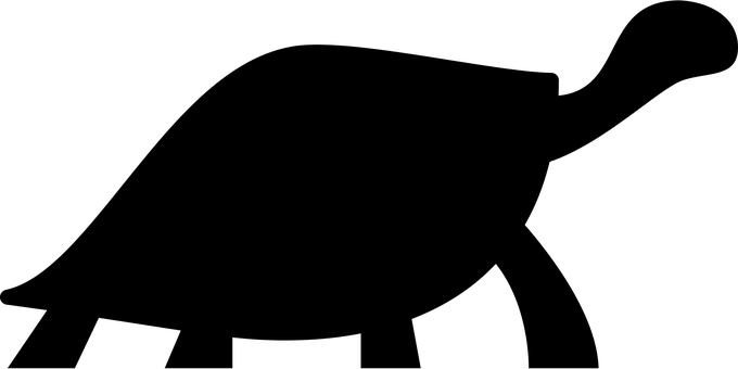 龜影黑底 壁紙
