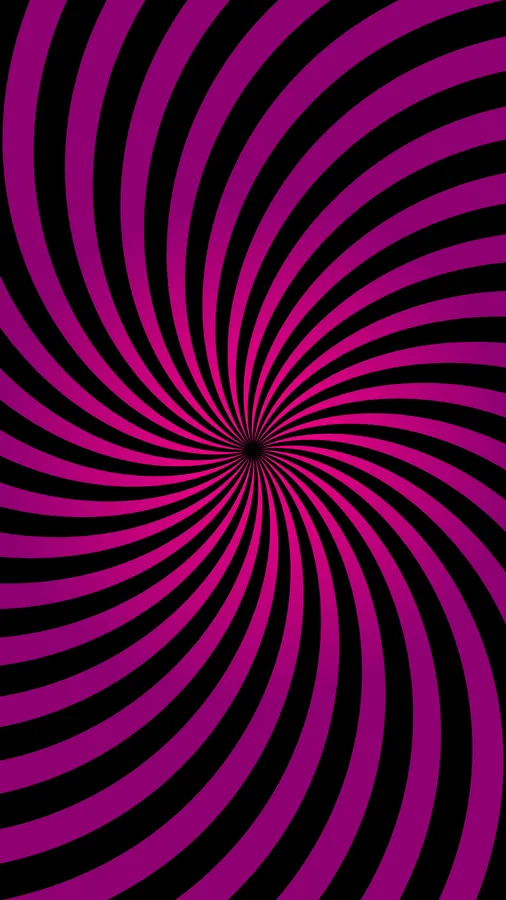 充滿活力的紫色和黑色螺旋創造出催眠般的漩渦視錯覺。