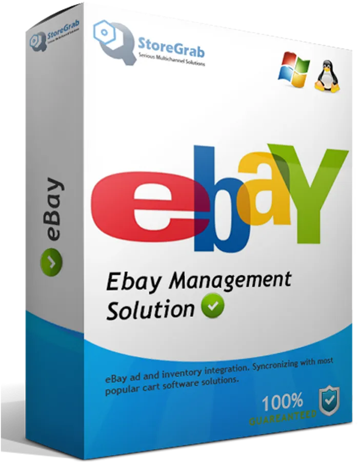 Ebay管理解決方案軟體盒