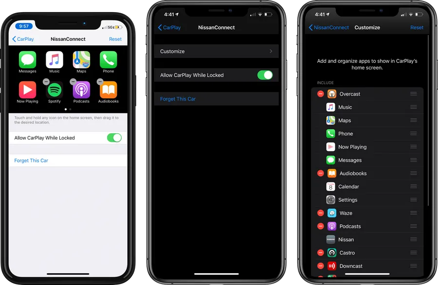 iPhone 12 CarPlay 設定截圖