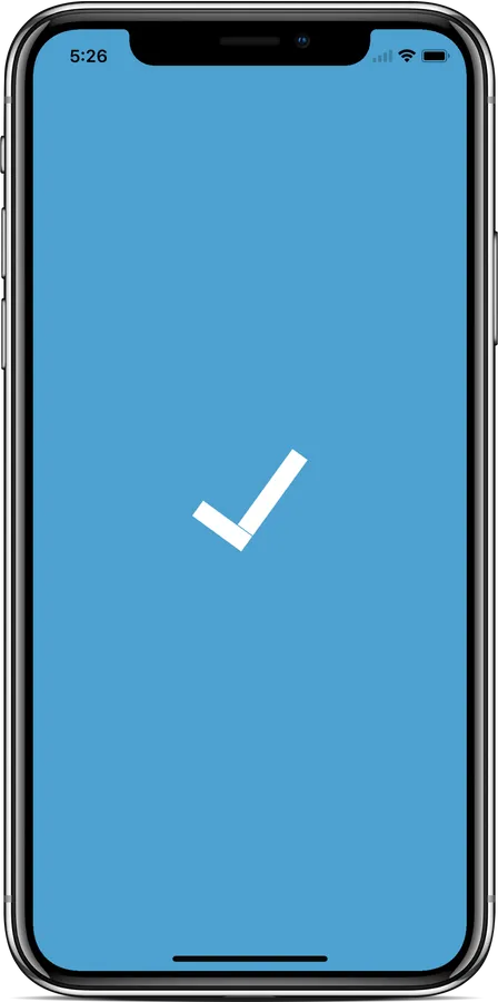 iPhone 12 驗證勾選螢幕