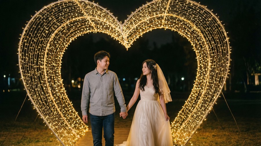 A romantic couple wallpaper for February love.
